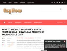 Tablet Screenshot of ezyhow.com